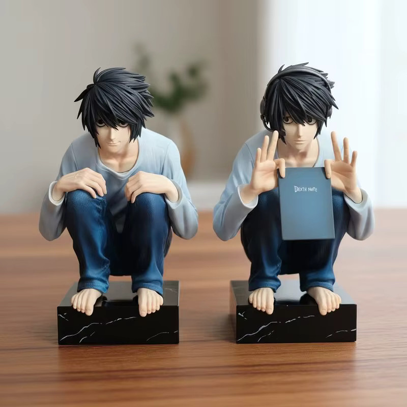 Bandai Death Note L Lawliet Figur, Anime Modell Spielzeug, 15cm - Bild 3