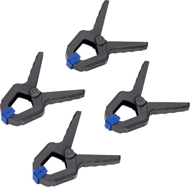LUX-TOOLS Leimklemmen 4-teilig schwarz 85 mm - Bild 1