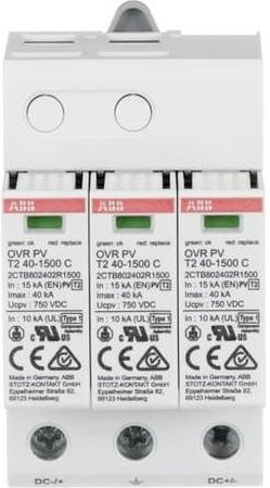 ABB OVR PV T2 40-1500 Überspannungs-Schutzeinrichtung in Weiß - Bild 1