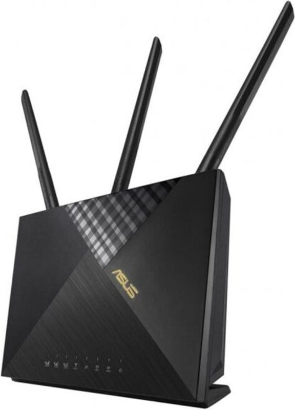 Asus 4G-AX56 AX1800 Wi-Fi 6 Dual-Band Router mit integriertem LTE Modem in Schwarz - Bild 2