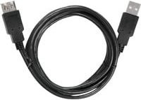 goobay USB 2.0 Verlängerungskabel USB-A Stecker auf USB-A Buchse, Schwarz - Bild 1