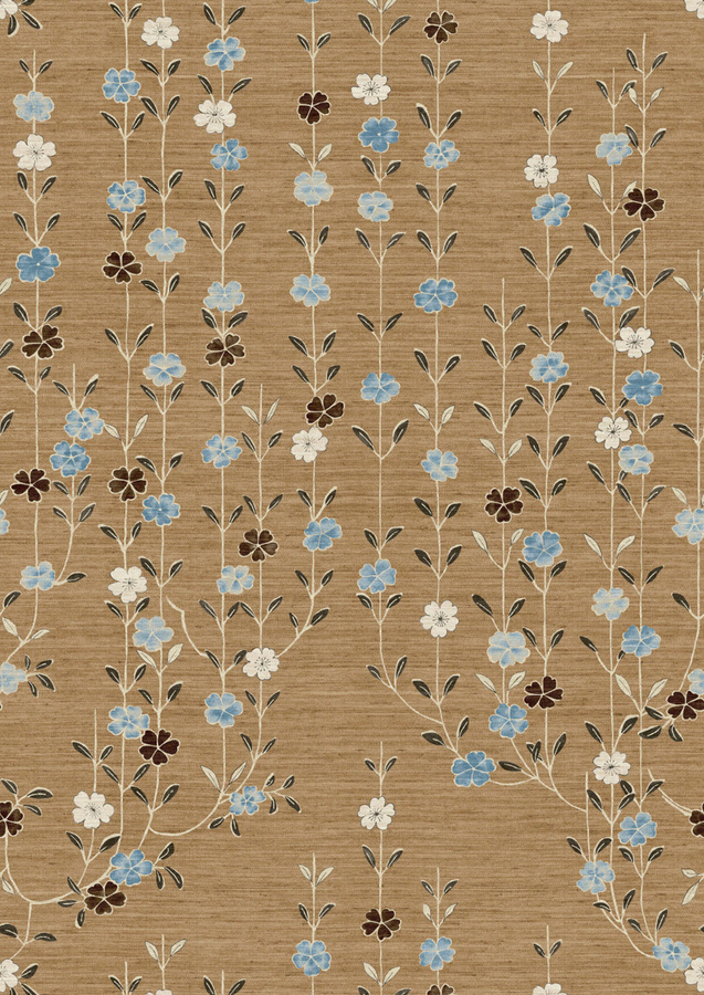 Lewis & Wood Tapete Blossom Blue Ginger in Multicolour mit botanischem und floralem Design - Bild 1