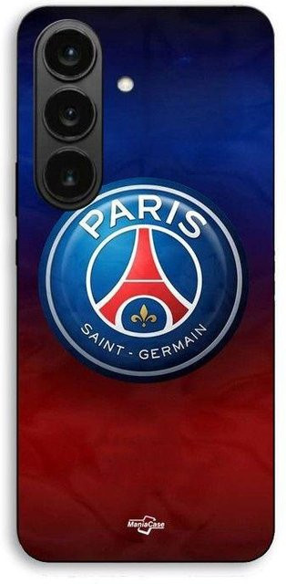Maniacase Handyhülle für Samsung Galaxy S26 Plus mit PSG Logo in Schwarz und Bunt - Bild 1