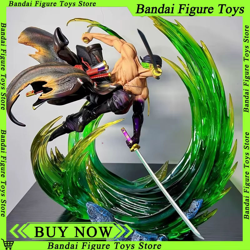 Bandai One Piece Anime Figur Roronoa Zoro Ghost Island Sakura leuchtend, Höhe: 24 cm, mehrfarbig - Bild 2