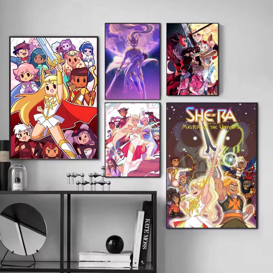 Selbstklebender Anime-Papierdruck She-Ra und die Prinzessinnen der Macht in Mehrfarbig - Bild 2