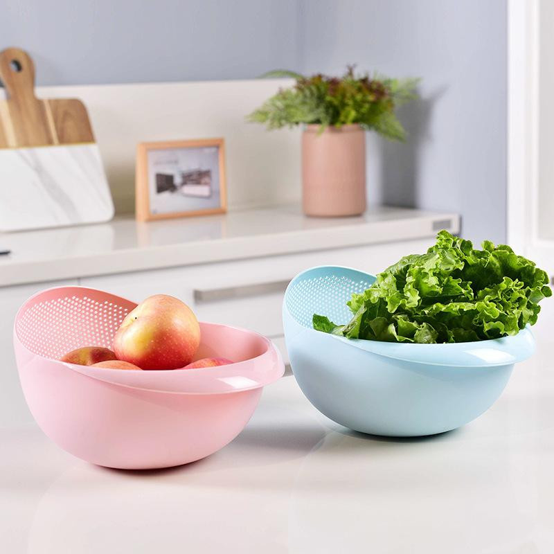 Bestbags 2-in-1 Reissieb und Bohnenwaschsieb als Waschschüssel für Gemüse und Obst - Bild 3
