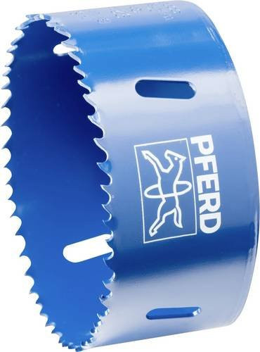PFERD Bi-Metall Lochsäge in Blau für Stahl, Edelstahl, Blech und Holz mit einem Durchmesser von 92 mm und einer Schnitttiefe von 3,1 cm - Bild 1