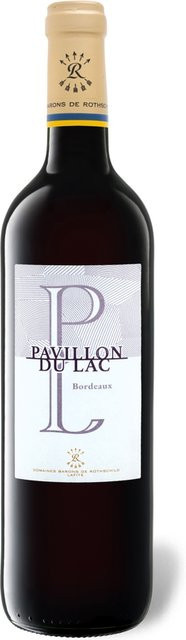 Barons de Rothschild Pavillon du Lac Bordeaux AOC Merlot Rotwein trocken 2022 0,75 l - Bild 1
