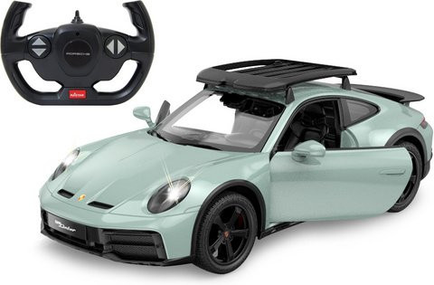 JAMARA Porsche 911 Dakar Ferngesteuertes Fahrzeug 1:14 grün ab 6 Jahren - Bild 1