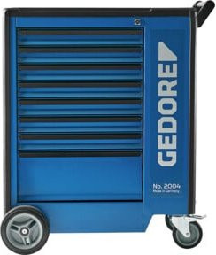 Gedore Werkzeugwagen blau mit 8 Schubladen, abschließbar und rollbar mit Arbeitsplatte, B/T: 480 x 400 mm - Bild 1