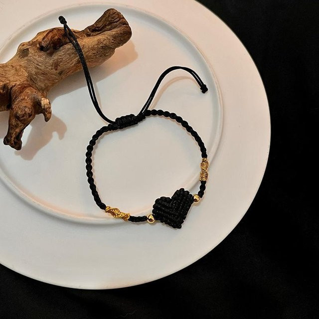 Lucky Star Jewelry Armband, Kupfer, Schwarz, Damen, Herz-förmig - Bild 1