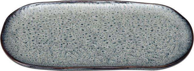 Servierplatte Leonardo Matera aus Keramik in Anthrazit, Grau und Blau, 32 x 32 cm - Bild 1
