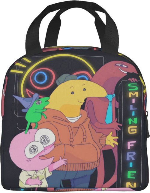 Bento Box Lachende Freunde Pim Und Charlie Merch von Fancy Style Studio, isolierte Thermokühlbox für Lebensmittel in Multicolour - Bild 1