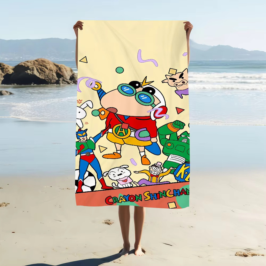 Crayon Shin-chan Anime Handtuch, schnell trocknend und weich, mehrfarbig - Bild 2
