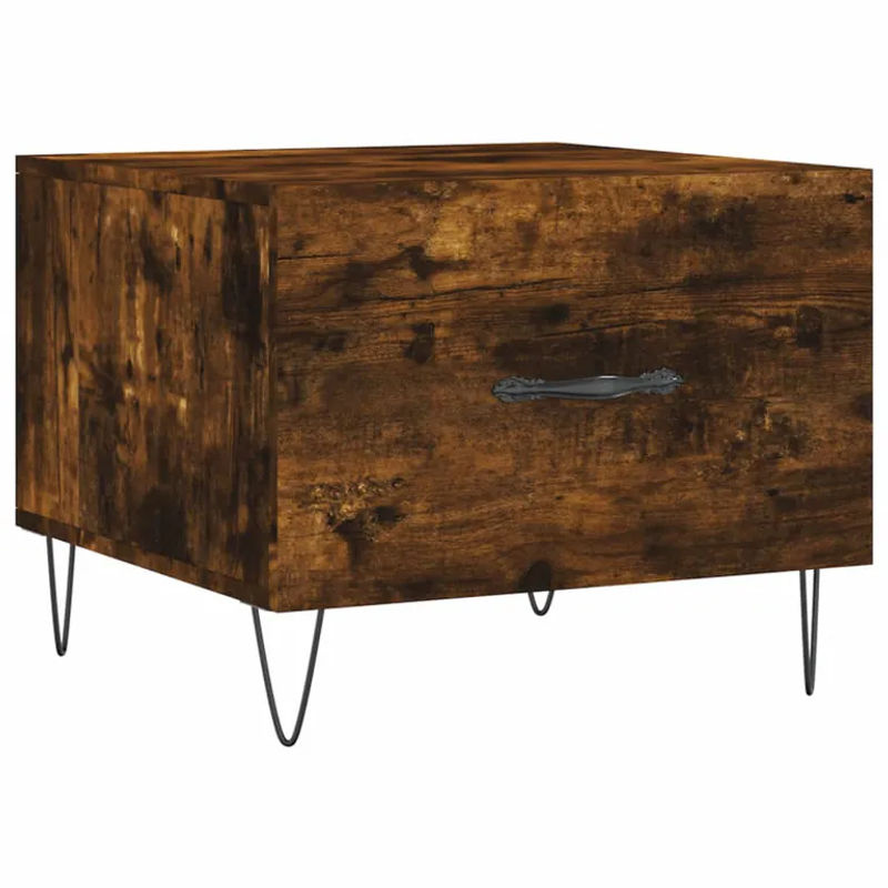 Vidaxl Couchtisch Set aus 2 Stück im Industrial Design, Farbe Braun, B/T/H: 50 x 50 x 40 cm - Bild 2