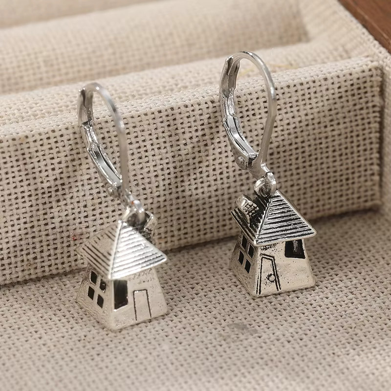YoYo Ohrringe, Silber überzogen, Haus Design, Damen - Bild 3