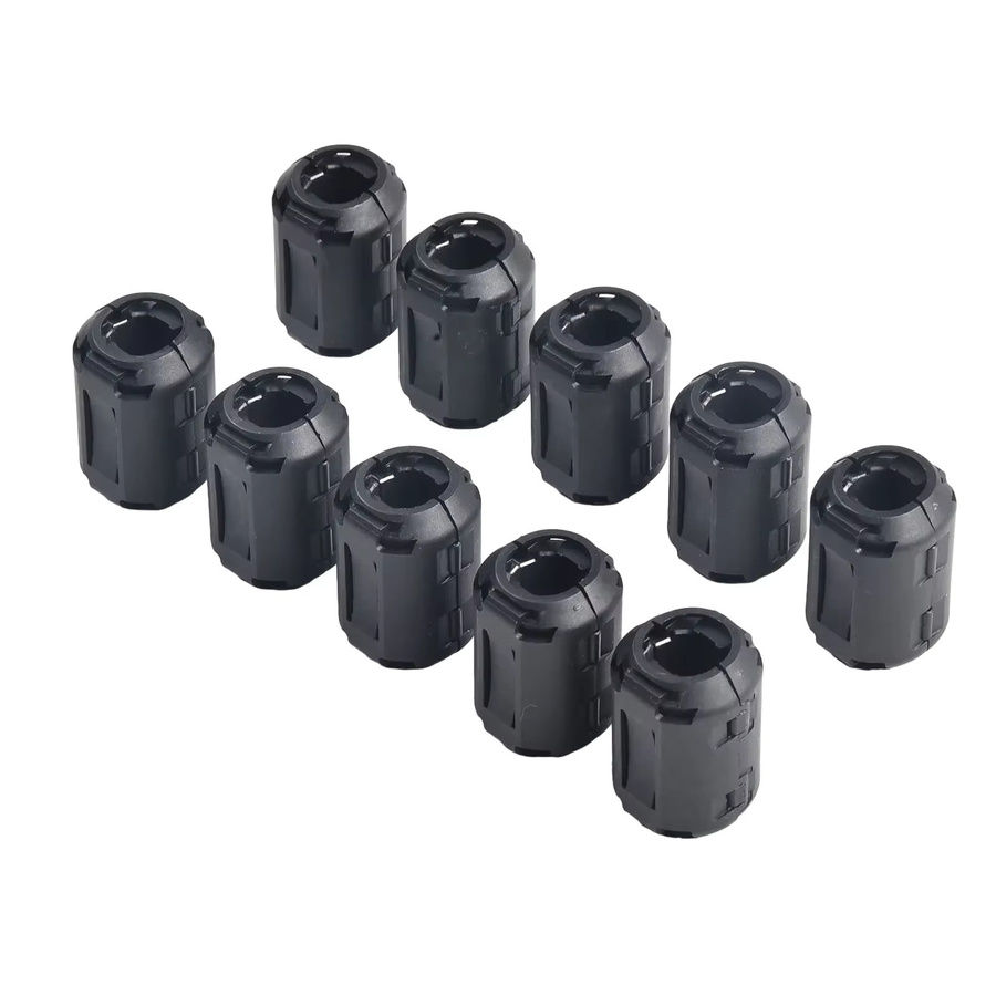 TDK Ferritkern Choke Clip Noise Suppressor Filterring in Schwarz für Audio/Video- und Netzkabel, 10 Stück - Bild 6