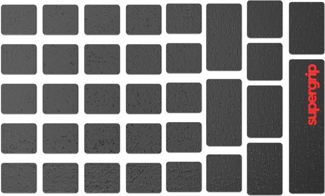 Pulsar Gaming Gears Supergrip Anti-Rutsch-Band für Gaming-Maus und Tastatur, vorgeschnitten und ultradünn, Schwarz - Bild 1