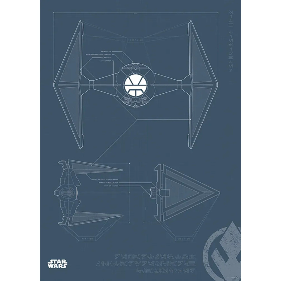 Komar Wandbild Star Wars Fighter, bunt, B/H: 50 x 70 cm - Bild 2