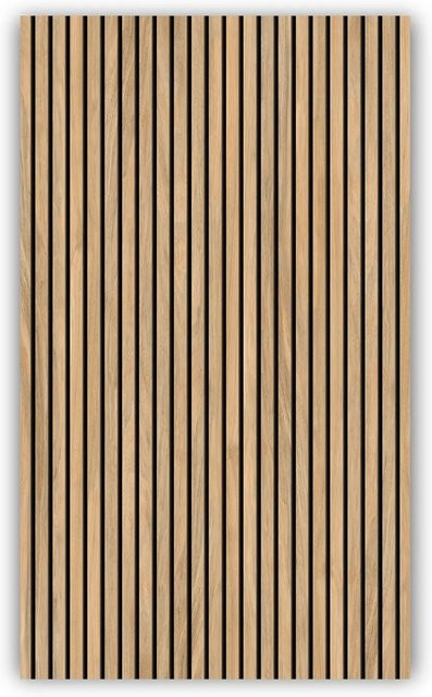 Walllux Duschrückwand Eiche Streifen in Braun aus Alu-Verbund, B/H: 150 x 255 cm, Dicke: 3 mm - Bild 1