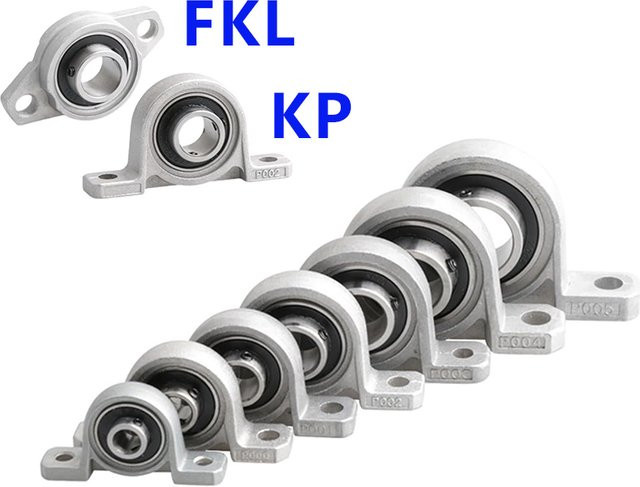 Stehlagerblock aus Zink-Aluminium-Legierung in Silber für Stützdurchmesser 8–35 mm von PMGN - Bild 1