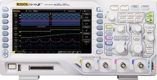 Rigol DS1104Z-S Plus Digital-Oszilloskop 100MHz 4-Kanal 1 GSa/s 24 Mpts 8 Bit mit Funktionsgenerator in Weiß - Bild 1