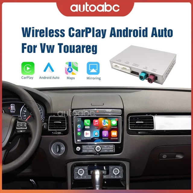 AUTOABC Wireless Android Carplay Adapter für Volkswagen Touareg RNS850 mit Mirror Link und AirPlay Unterstützung - Bild 1