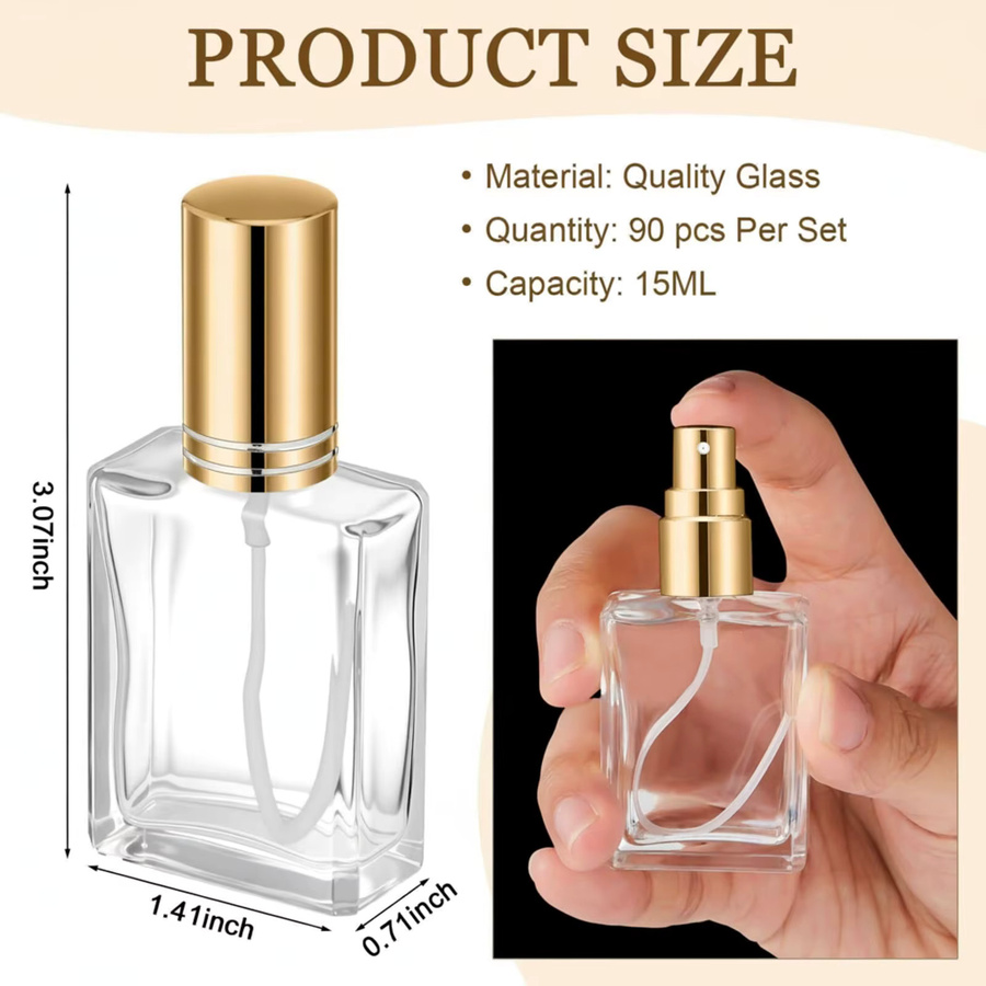MUB Parfüm-Set, 30-teilig, 15 ml Glas-Parfümflaschen, nachfüllbar - Bild 2