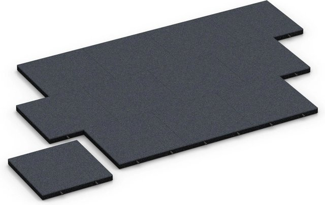 WARCO Fallschutzplatten Schiefergrau B/T/H: 50 x 50 x 4,5 cm - Bild 1