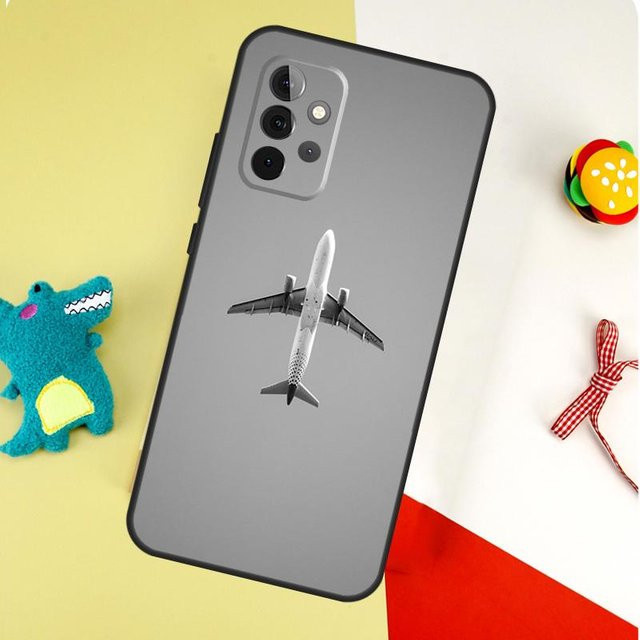 Samsung Galaxy Smartphone Hülle im Flugzeug Reisekoffer Design, Farbe: Grau - Bild 1