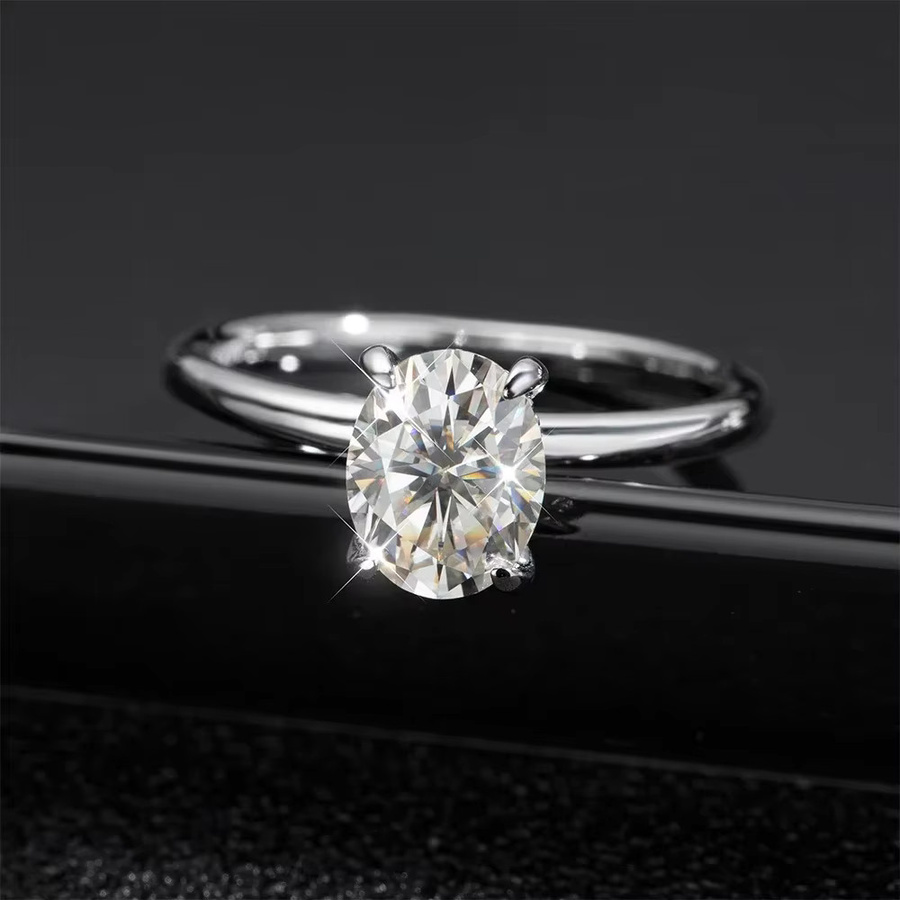 M-JAJA Verlobungsring, 925 Silber, Diamant, Damen - Bild 2