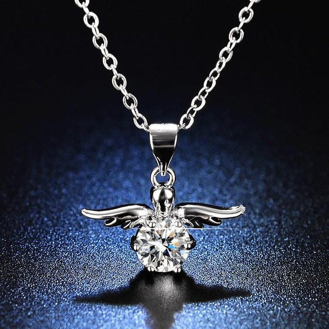 Lucky Star Jewelry Halskette, Engelsflügel, Damen - Bild 1