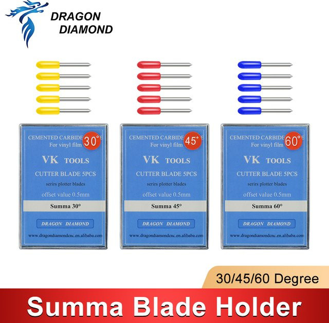 Summa D Messerklingenhalter mit Set aus Summa D Plotterklingen in 30, 15 und 60 Grad für Vinyl-Plotter - Bild 1