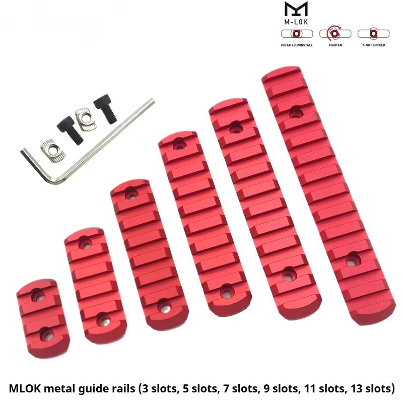 VMASZ MLOK Metallschienen-Griffe, 3-Schlitz-, 5-Schlitz-, 7-Schlitz-, 9-Schlitz-, 11-Schlitz-, 13-Schlitz-Schienen - Bild 2