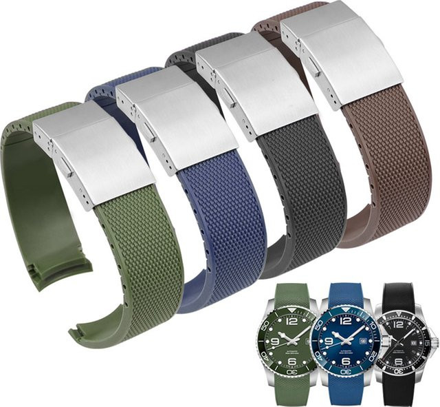 strapfreak Uhrenarmband Silikon, 21mm, Unisex - Bild 1