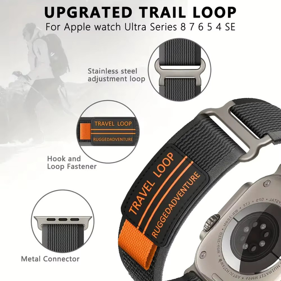 Shiyu Trail Loop Armband, Nylon, Schwarz, Unisex - Bild 2