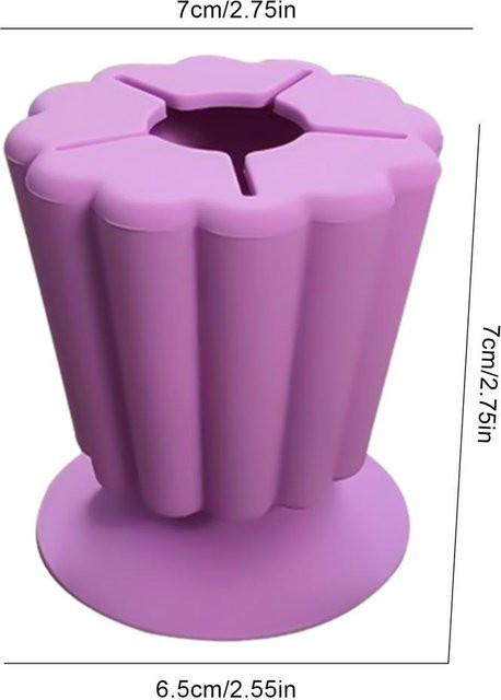Love Home Garden Silikon Aufbewahrungsbox für Vinyl-Abfälle und Plotterzubehör, Violett - Bild 1