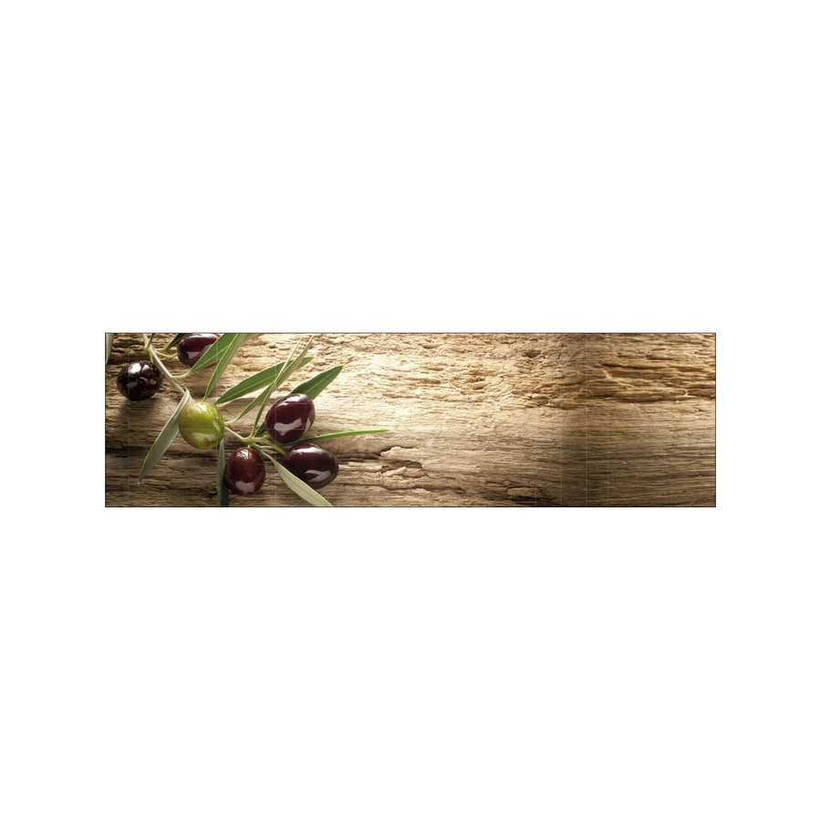 MySpotti Küchenrückwand Profix Cucina Mediterran aus Aluminium in Braun-Grün B: 210 cm, H: 60 cm - Bild 2