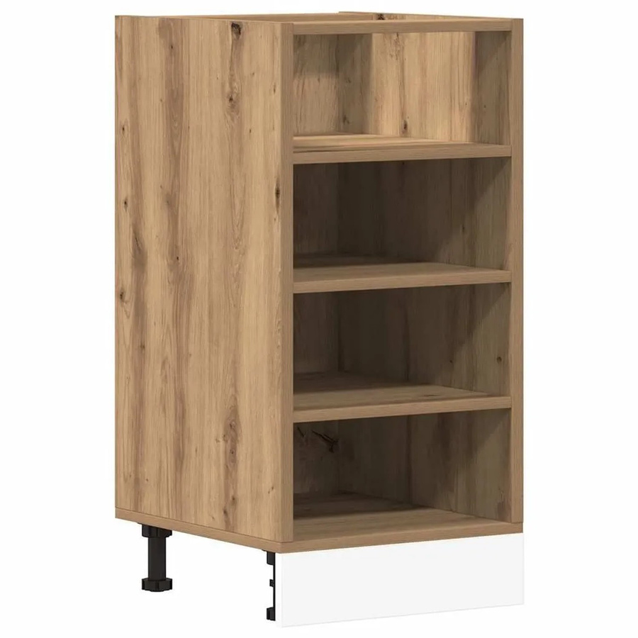 vidaXL Unterschrank Riga Artisan-Eiche in Braun, B: 40 cm, T: 44,5 cm, H: 81,5 cm - Bild 2