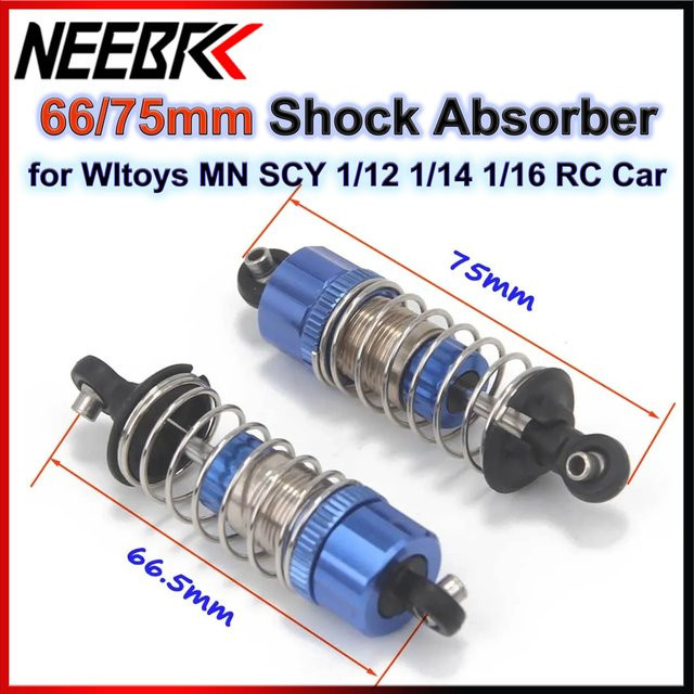 NEEBRC Stoßdämpfer, Metall, Blau, Zubehör für RC Auto - Bild 1