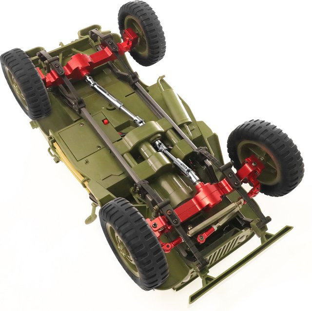 JJRC Willis Militärkarte Retro Jeep, Spielzeugteile, Maßstab 1:10, Zubehör - Bild 1