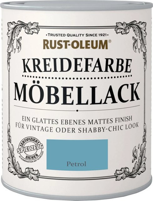 Rust-Oleum Kreidefarbe Möbellack Petrol Matt 0,75 l - Bild 1