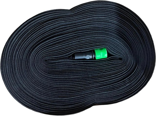 Relaxdays Perlbewässerung Tropfschlauch aus Polyester und Kunststoff in Schwarz, 20 m Länge mit Klickkupplung - Bild 1