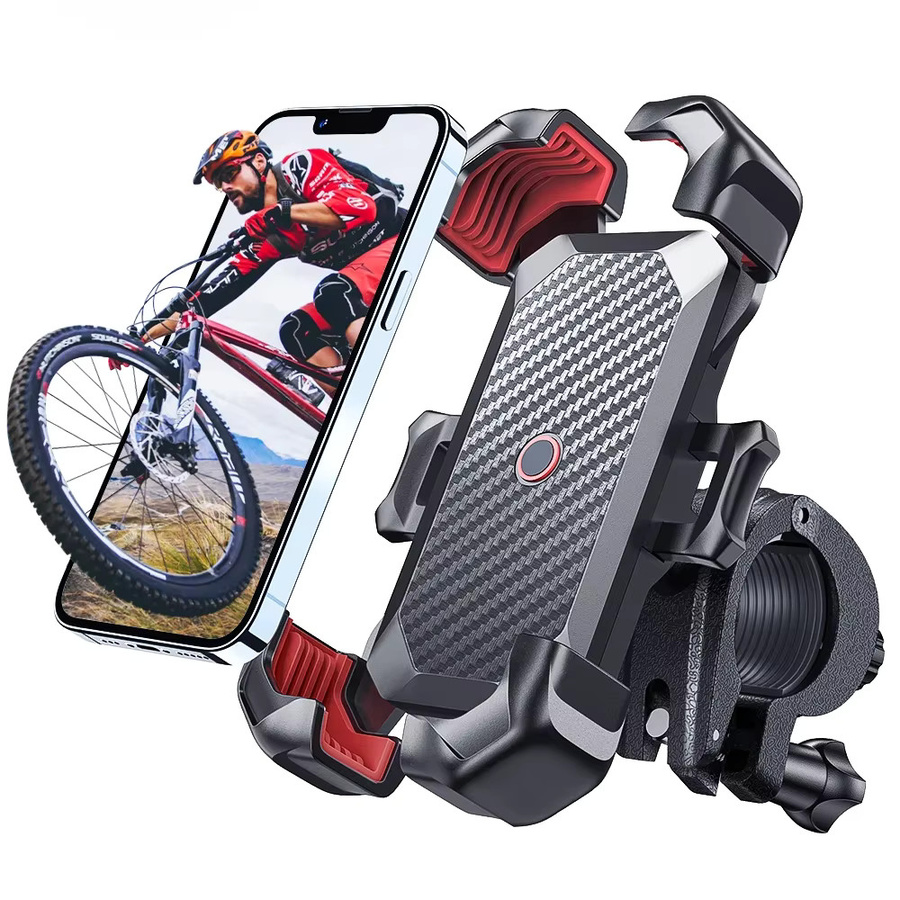 Joyroom Universal Fahrrad Handyhalterung in Schwarz mit 360 Grad Rotation für 4 bis 7 Zoll Smartphones und GPS-Nutzung - Bild 7