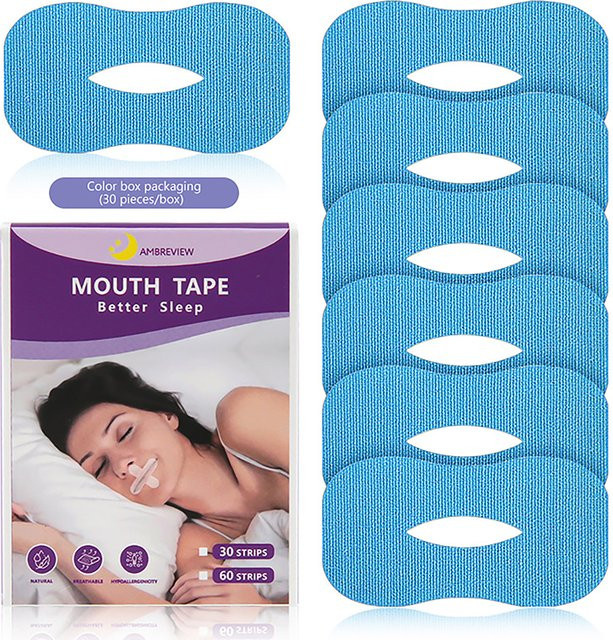 HNKMP Anti Schnarchen Mund Dichtung Aufkleber, Unisex - Bild 1
