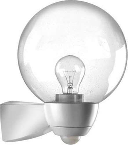 ESYLUX AL Monza Wandleuchte mit Bewegungsmelder, Weiß, E27, Glas - Bild 1