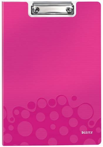 Leitz Klemmmappe WOW A4 aus Kunststoff in Pink - Bild 1