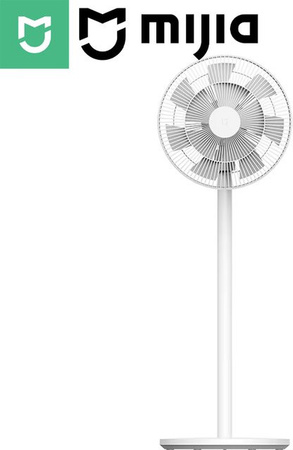 MIJIA Smart DC Inverter Zirkulations-Standventilator mit Batterieversion in Weiß mit 150 Grad Oszillation und Smart Home Integration
