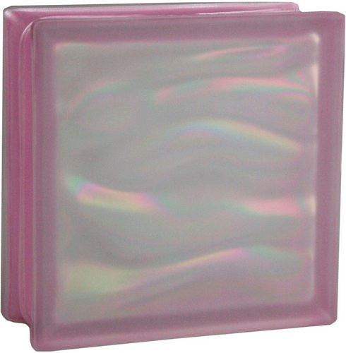 Fuchs Design Glasbaustein in Lila, B/H: 19,0 x 19,0 cm - Bild 1