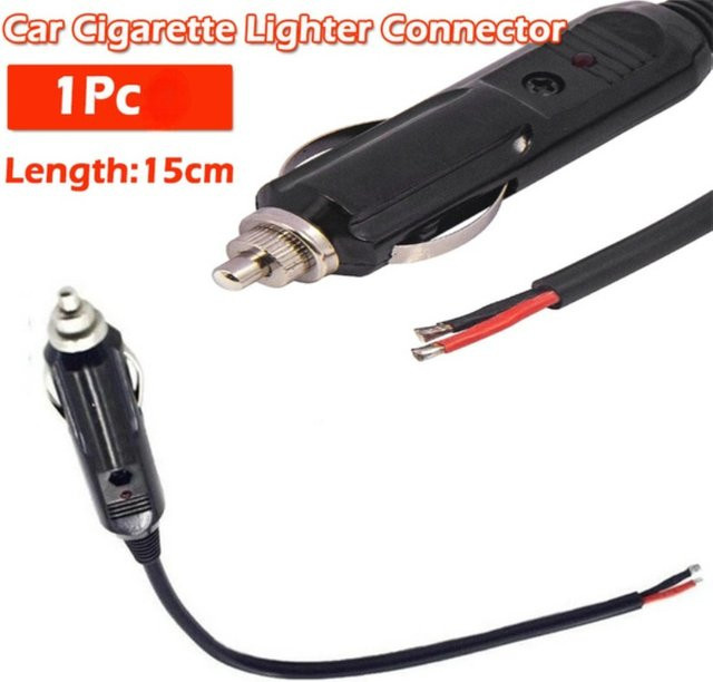 Universal Auto Zigarettenanzünder Steckdose Adapter für 12V und 24V in Schwarz - Bild 1